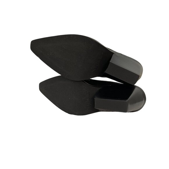 New Seychelles Black Suede Ankle Boots Bootie Seattle Sz 8 - Picture 8 of 9